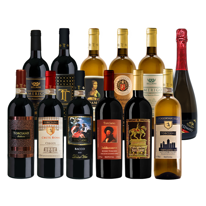 Torciano Collection Reds & Whites - 12 bottles